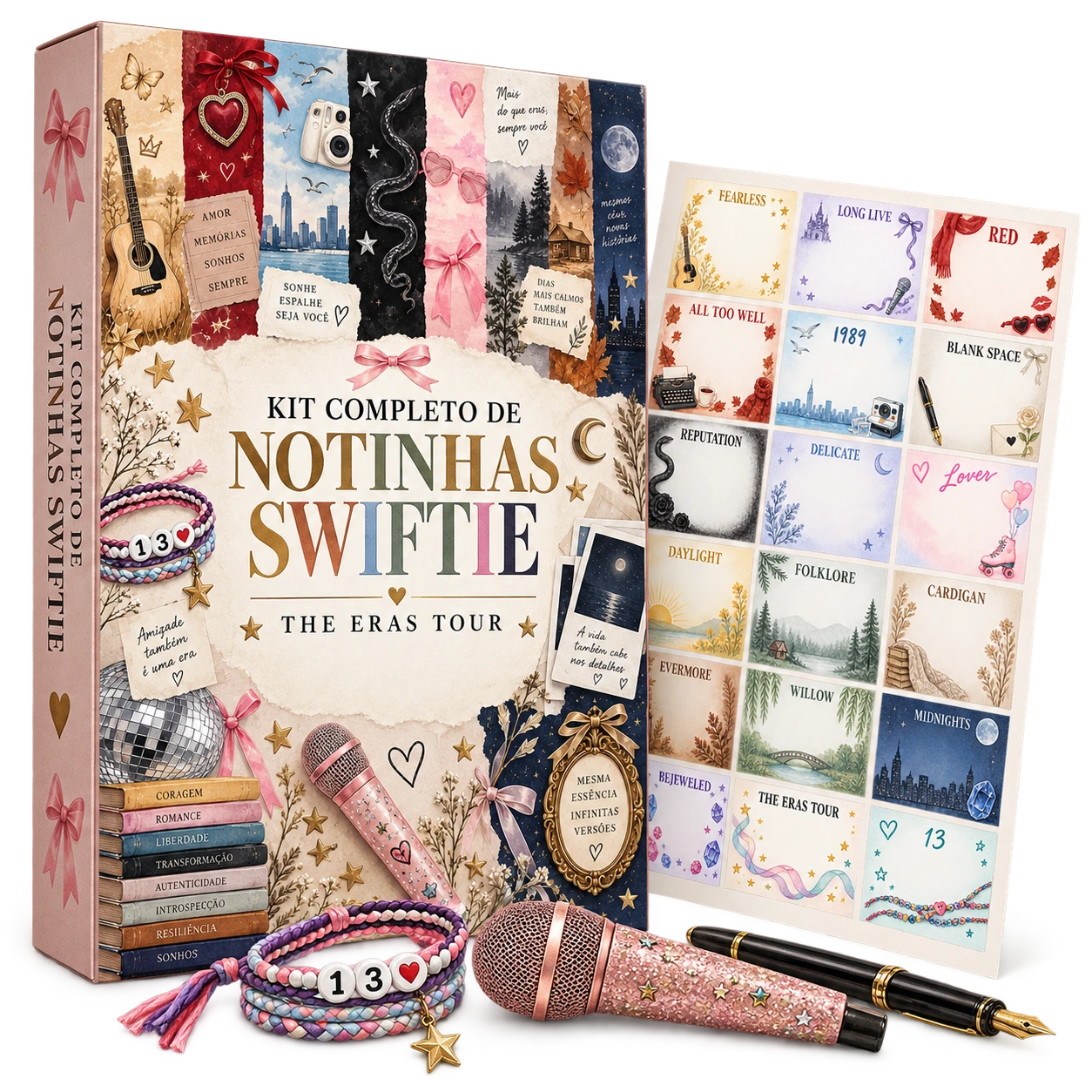 Mockup Kit Completo de Notinhas Swiftie