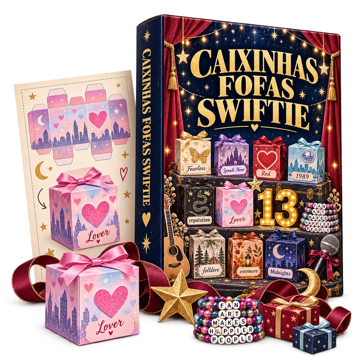 Mockup Caixinhas Fofas Swiftie