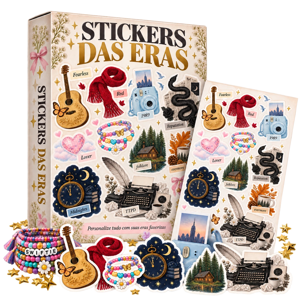 Mockup Stickers das Eras