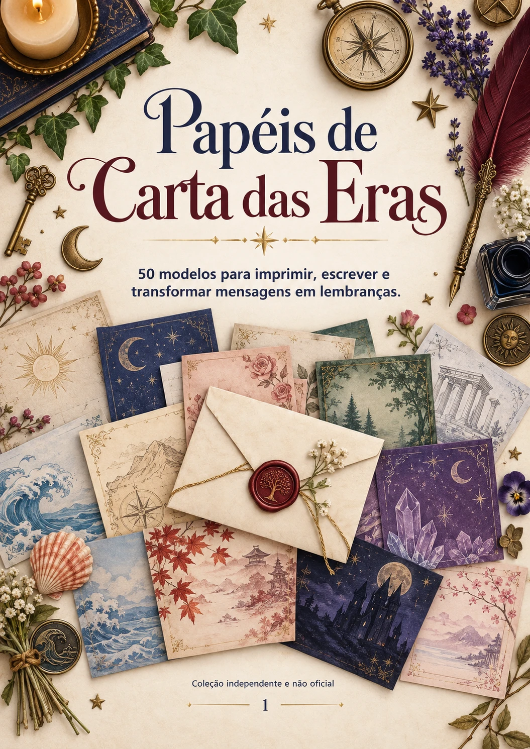 Capa dos Papéis de Carta das Eras