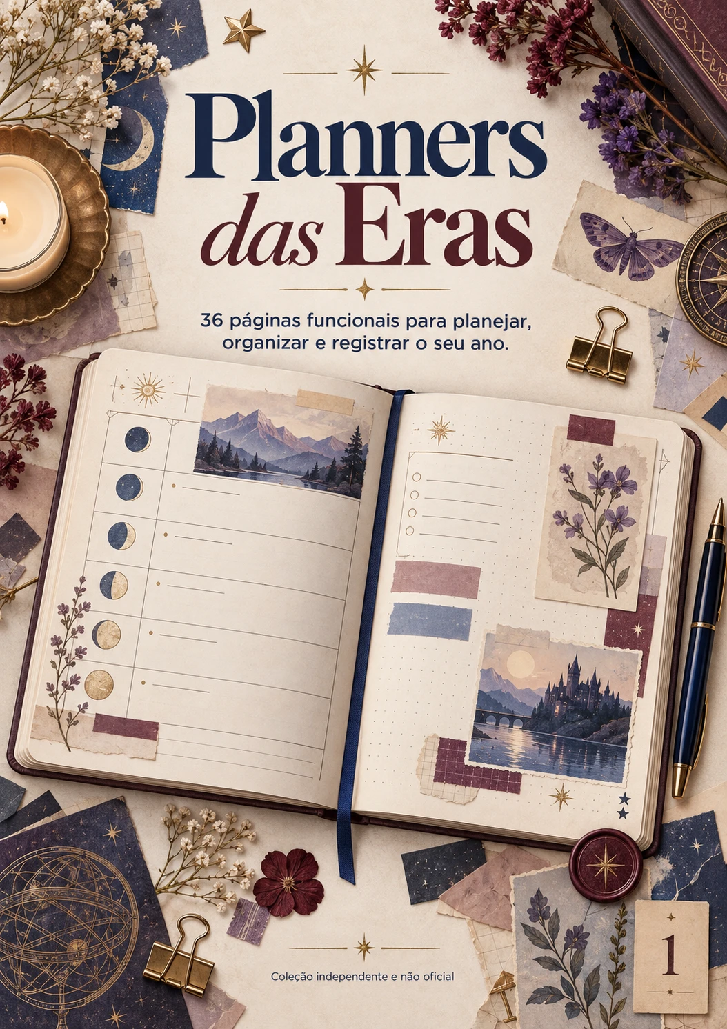 Capa dos Planners das Eras