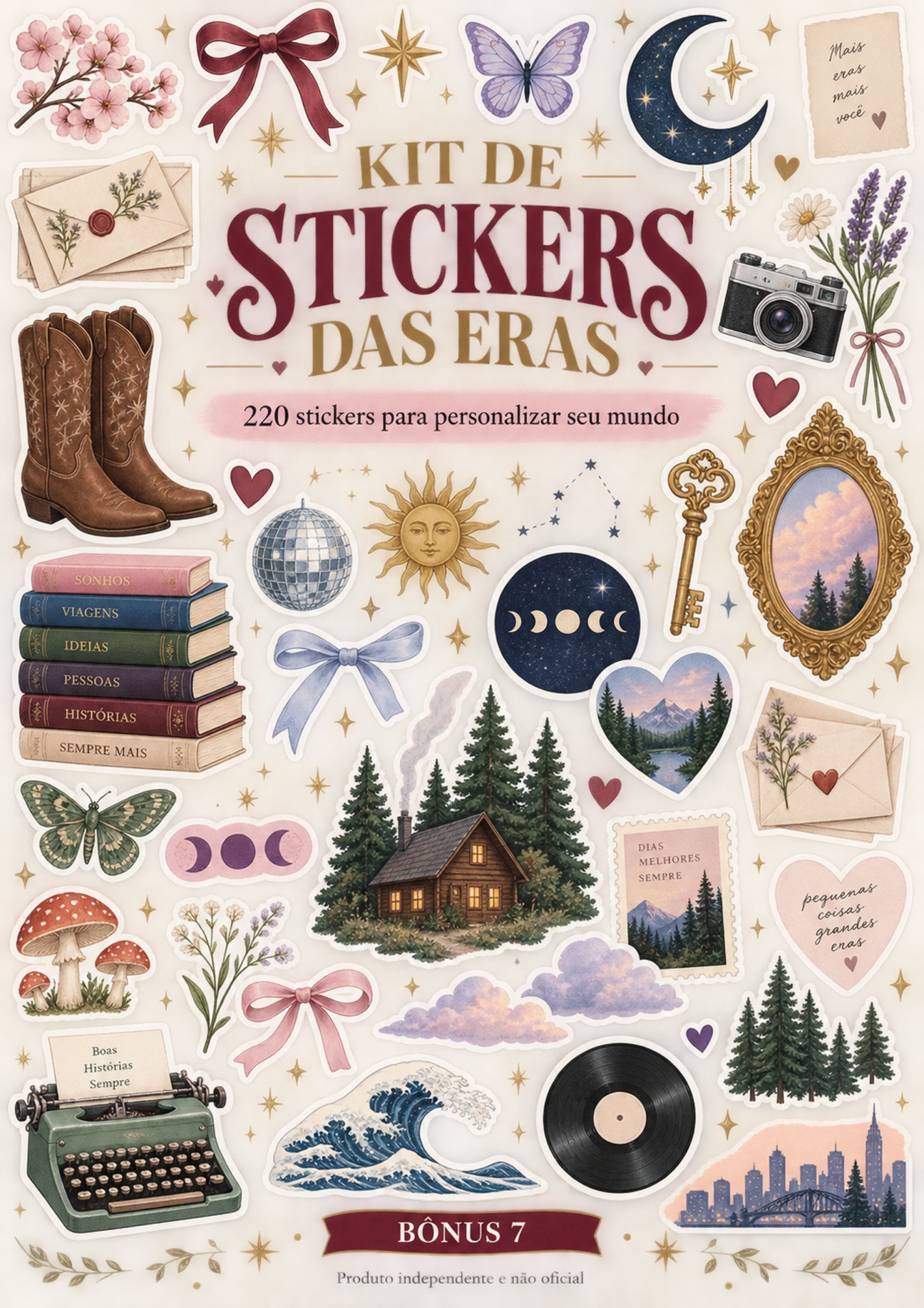Capa dos Stickers das Eras